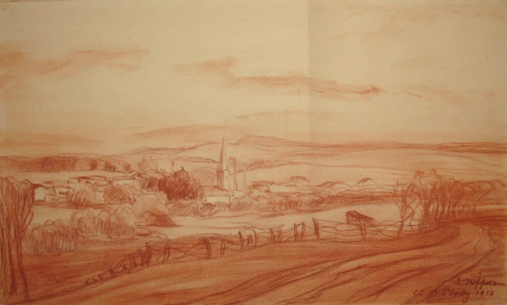Vue d'un village, Cirey