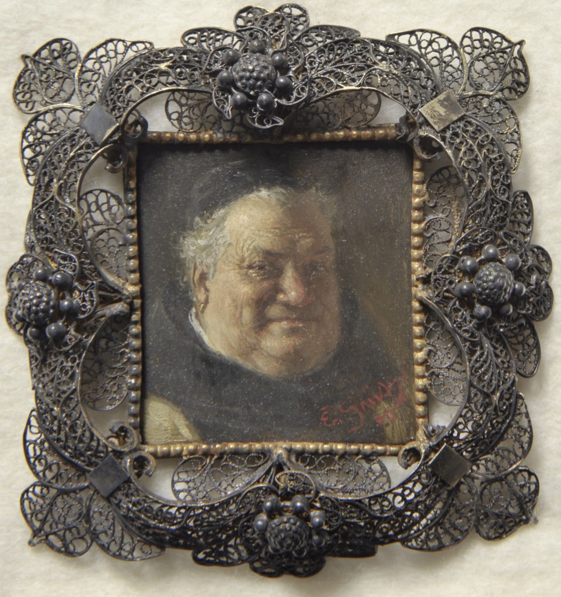 Klosterbruder. Miniatur aus der Sammlung Loewe