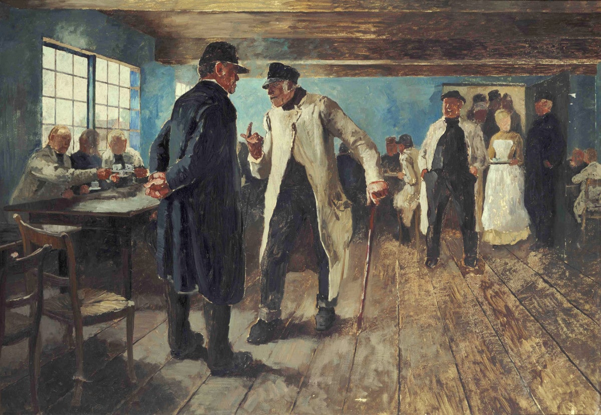 Pferdehändler in der Schänke