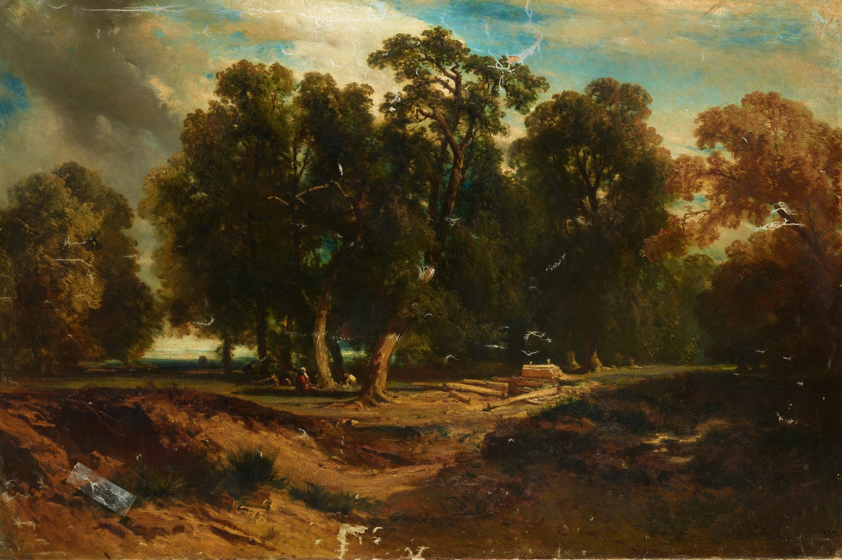 Waldlandschaft mit Staffage