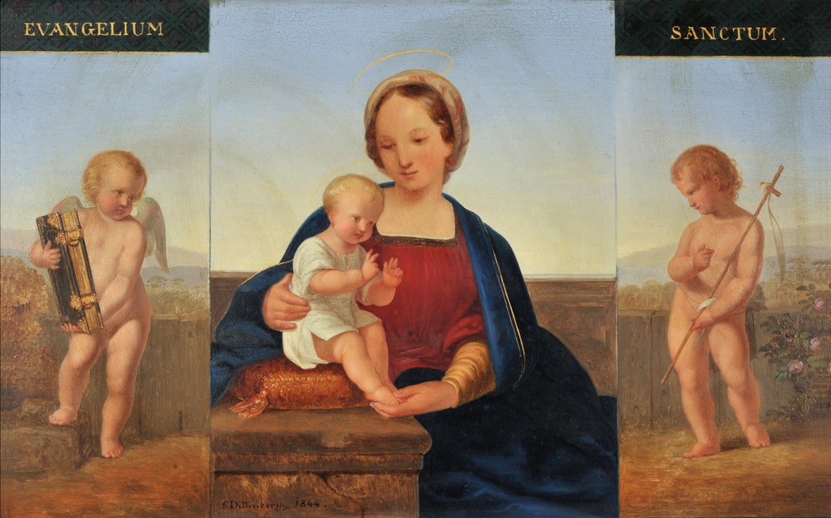Madonna. Triptychon