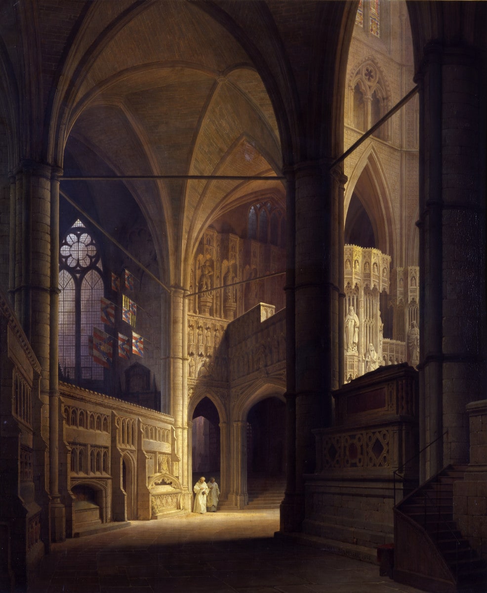 Inneres der Westminster Abbey, London