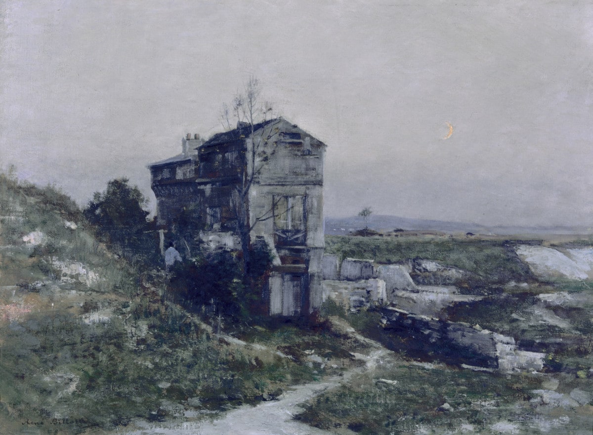 Die Steinbrüche von La Folie. Abend