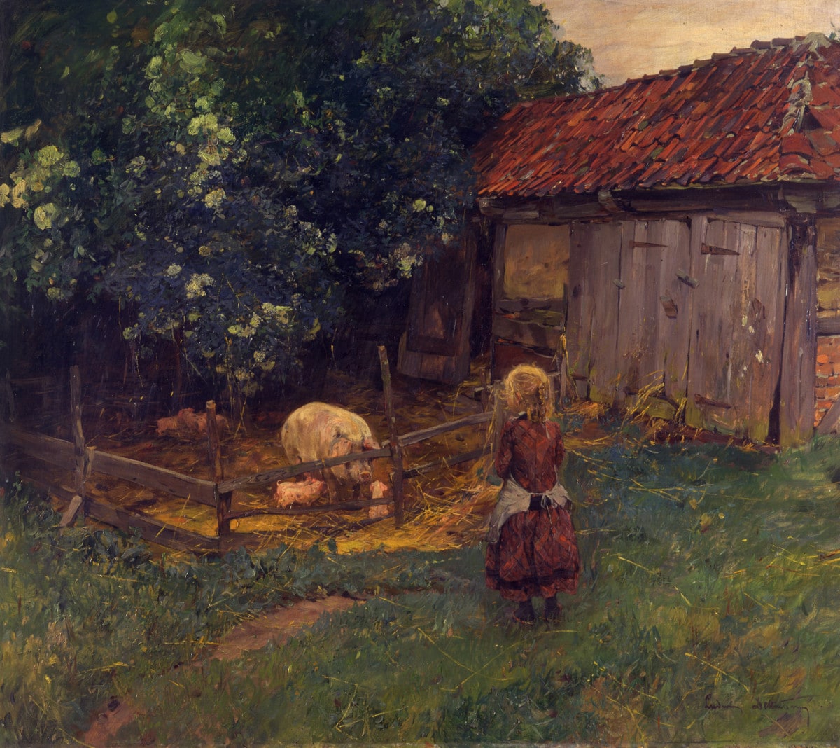 Auf dem Lande – Idyll am Schweinestall