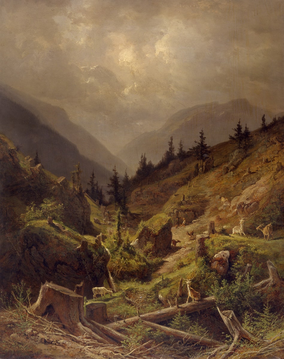 Landschaft aus dem Salzkammergut