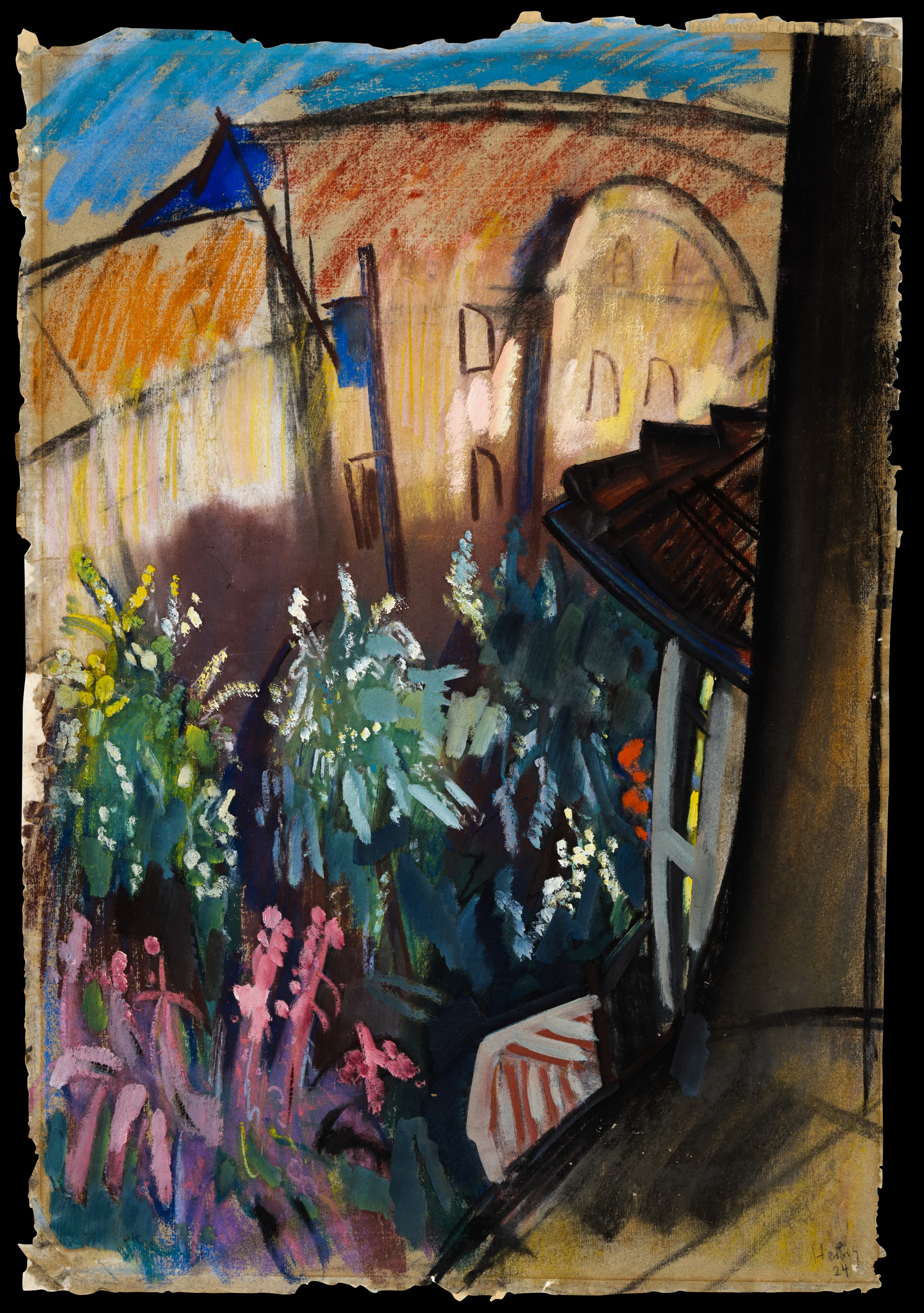 Blick aus dem Fenster (Rotdornstraße)