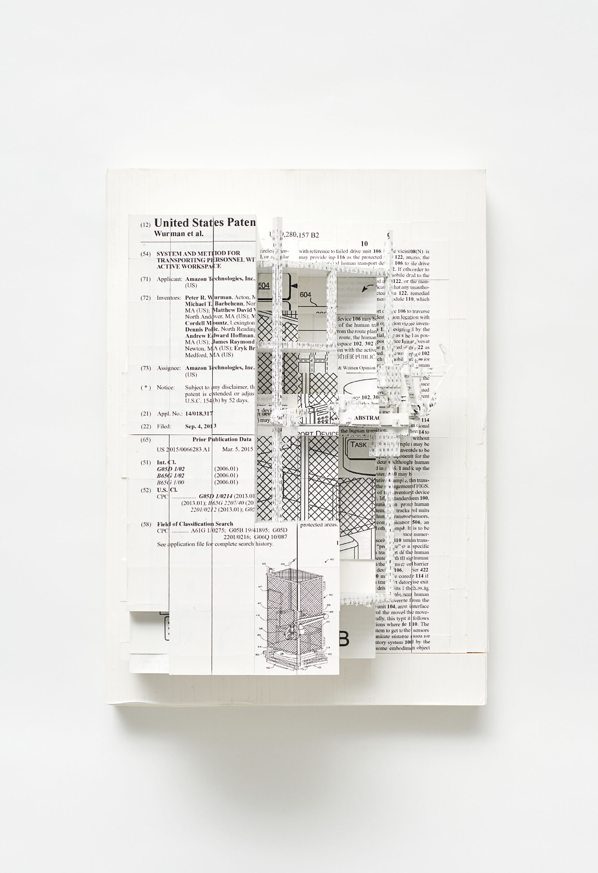 Document Relief Study 2 (Amazon Worker Cage patent)