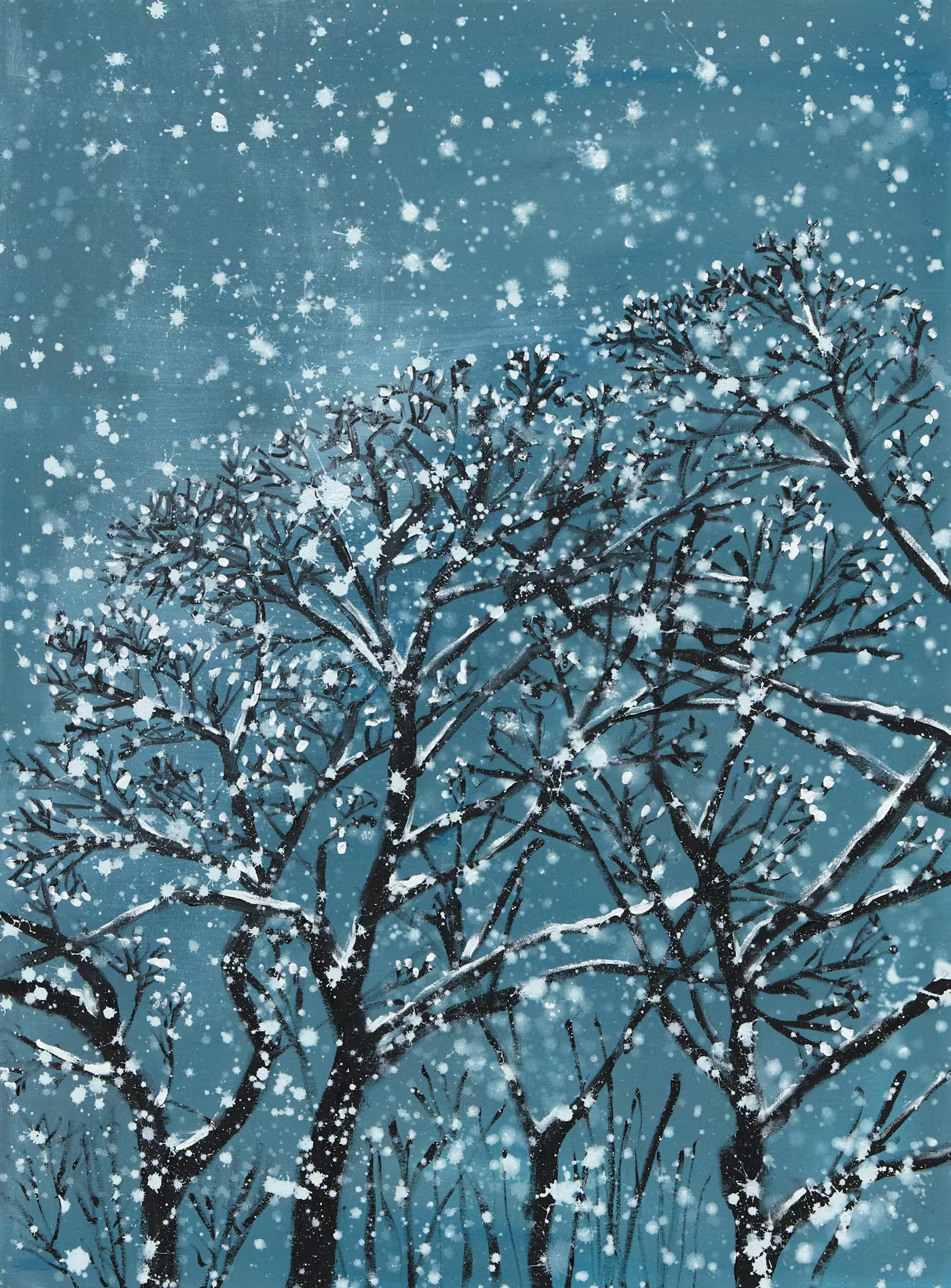 1st Snow Tompkins Sq. Park