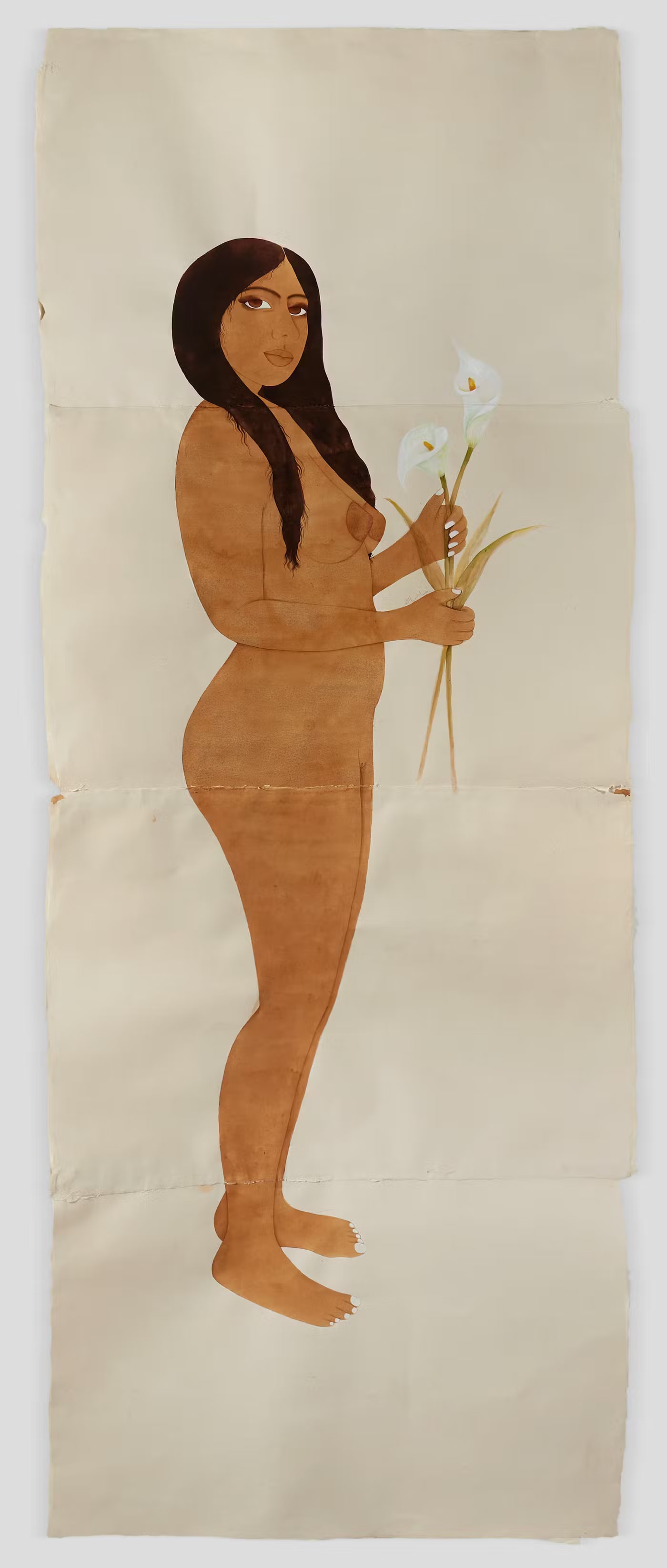 Untitled (after Picasso's Young Girl with a Flower Basket)