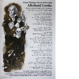 Allerhand Goethe / Johann Wolfgang Goethe-Universität