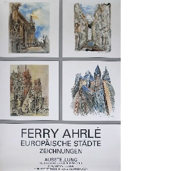 Ferry Ahrlé / Europäische Städte / Zeichnungen / Rathaus Hausen