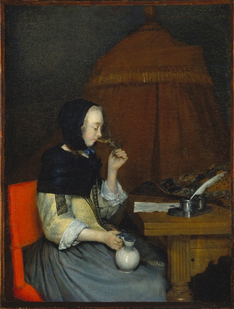 Woman with Wine Glass