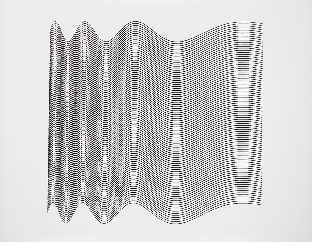 Ninety Parallel Sinusoids with Linearly-Increasing Period