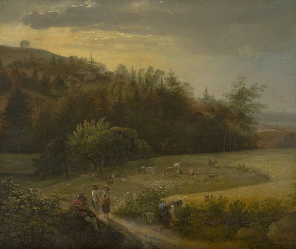 Landschaft mit Staffage