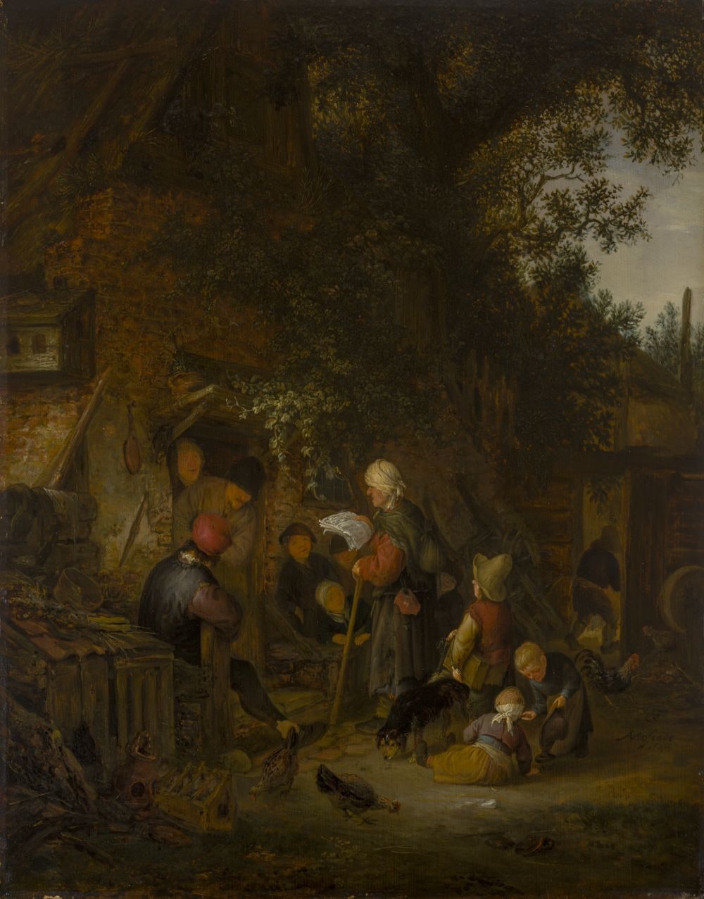 Die Bänkelsängerin (Vorleserin)