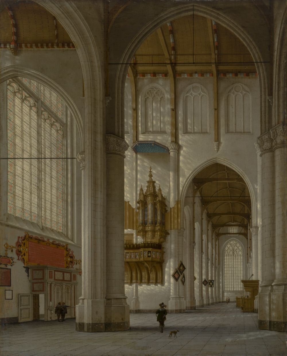 Inneres der St. Laurentiuskirche in Rotterdam