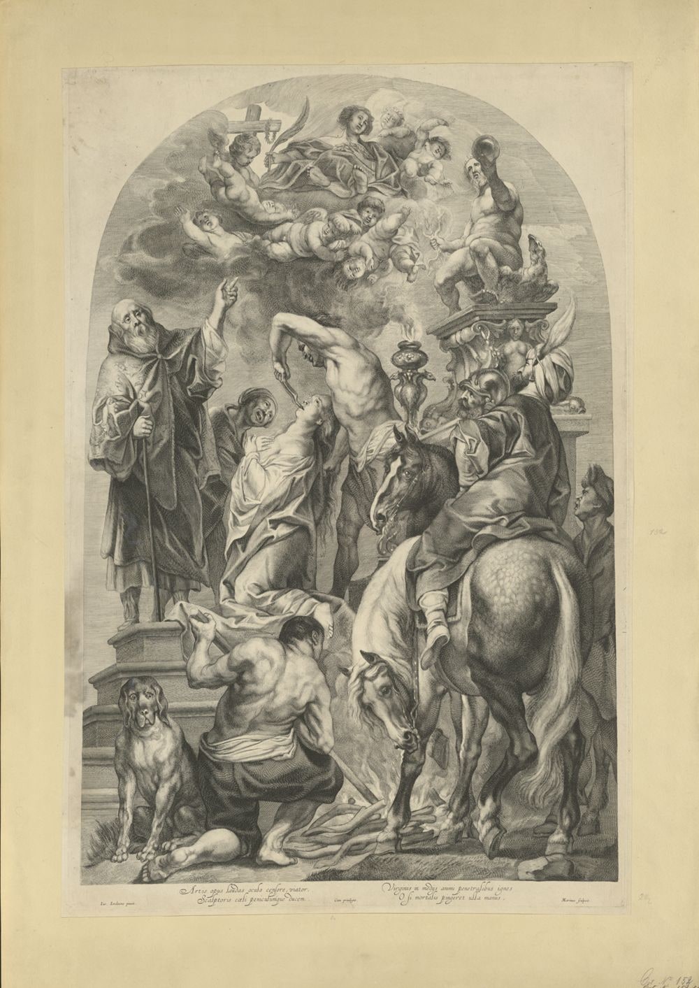 Das Martyrium der heiligen Apollonia