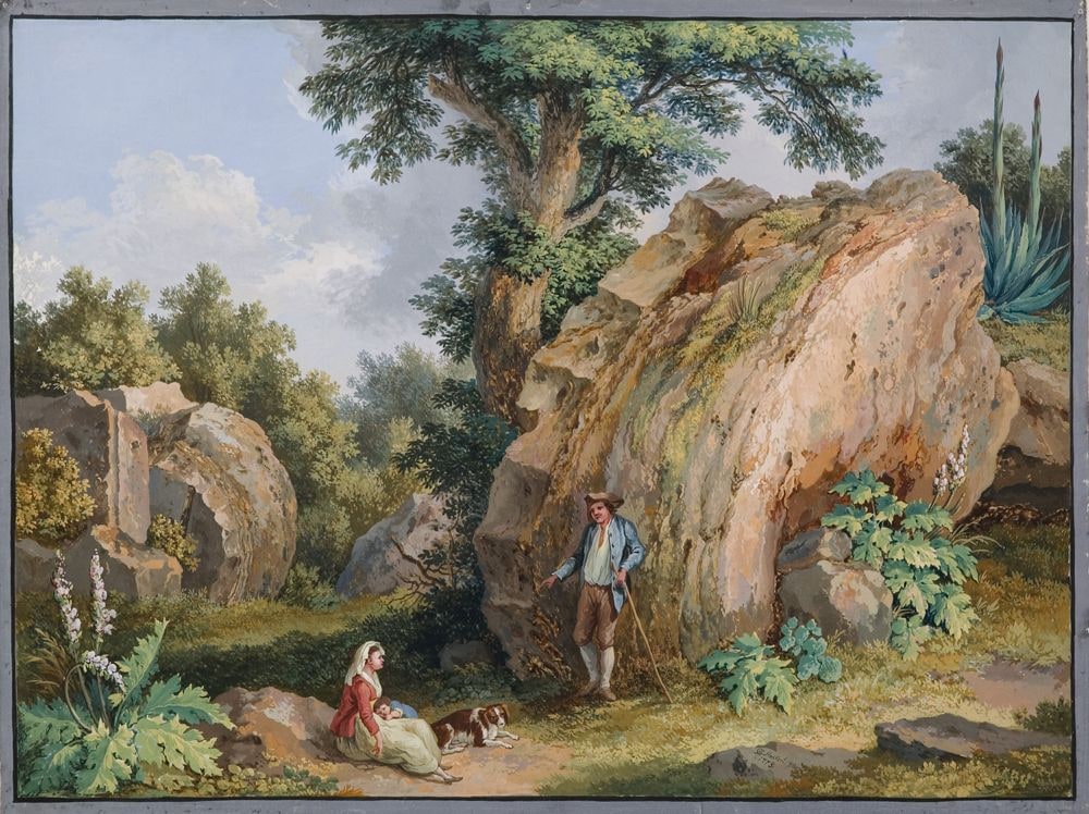 Die Ruine des Olympeions in Agrigent