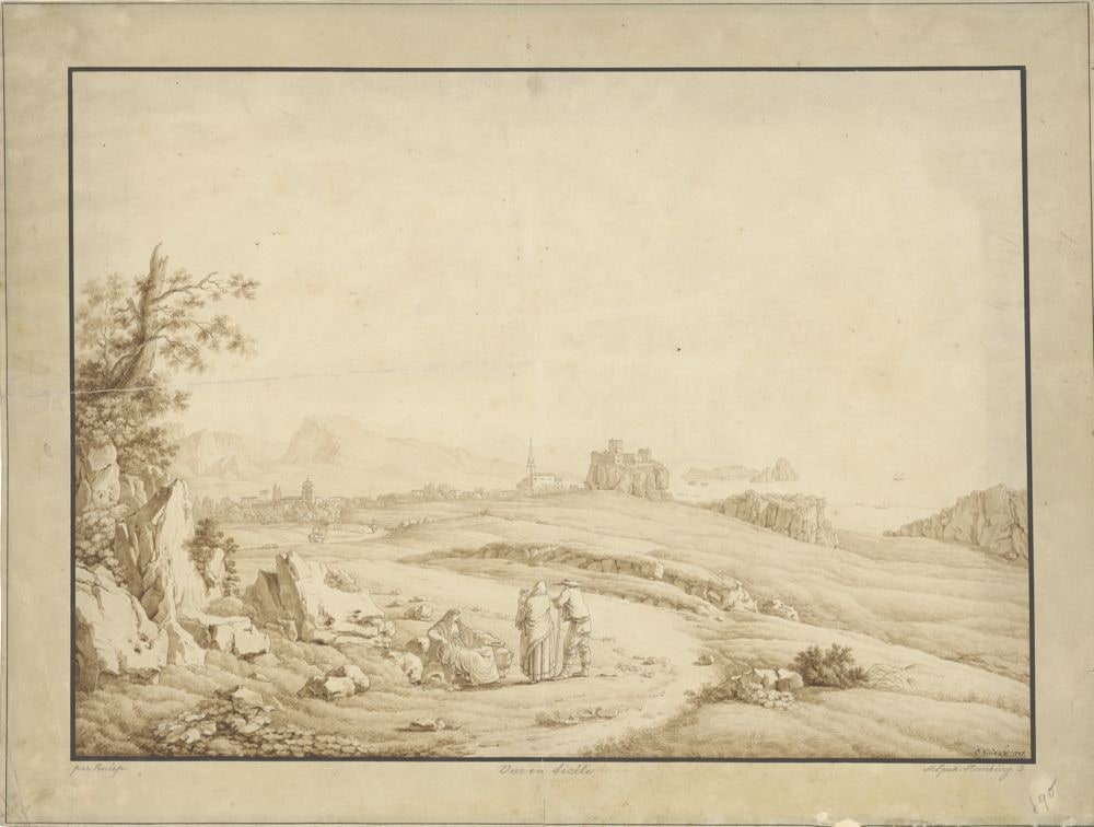 Landschaft in Sizilien (Aci Castello)