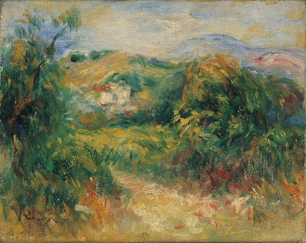 Landschaft bei Cros-de-Cagnes