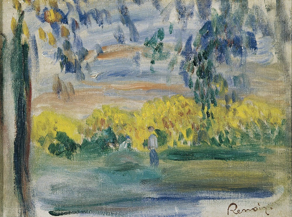 Landschaft mit Bäumen