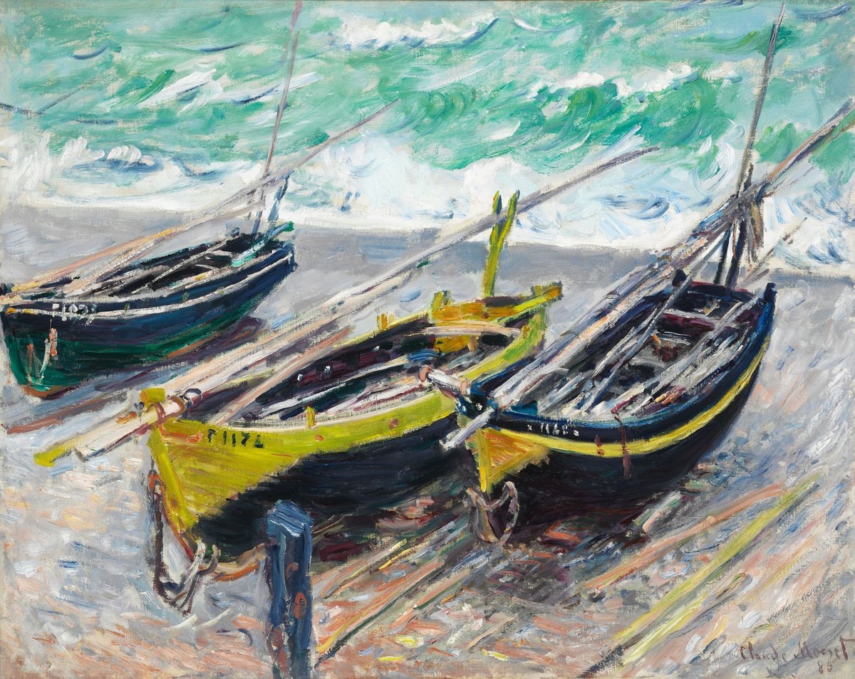 Three Fishing Boats - Hungarian National Gallery