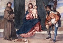 Madonna col Bambino tra i santi Antonio da Padova e Rocco