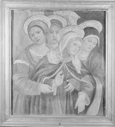 Madonna addolorata con le pie donne
