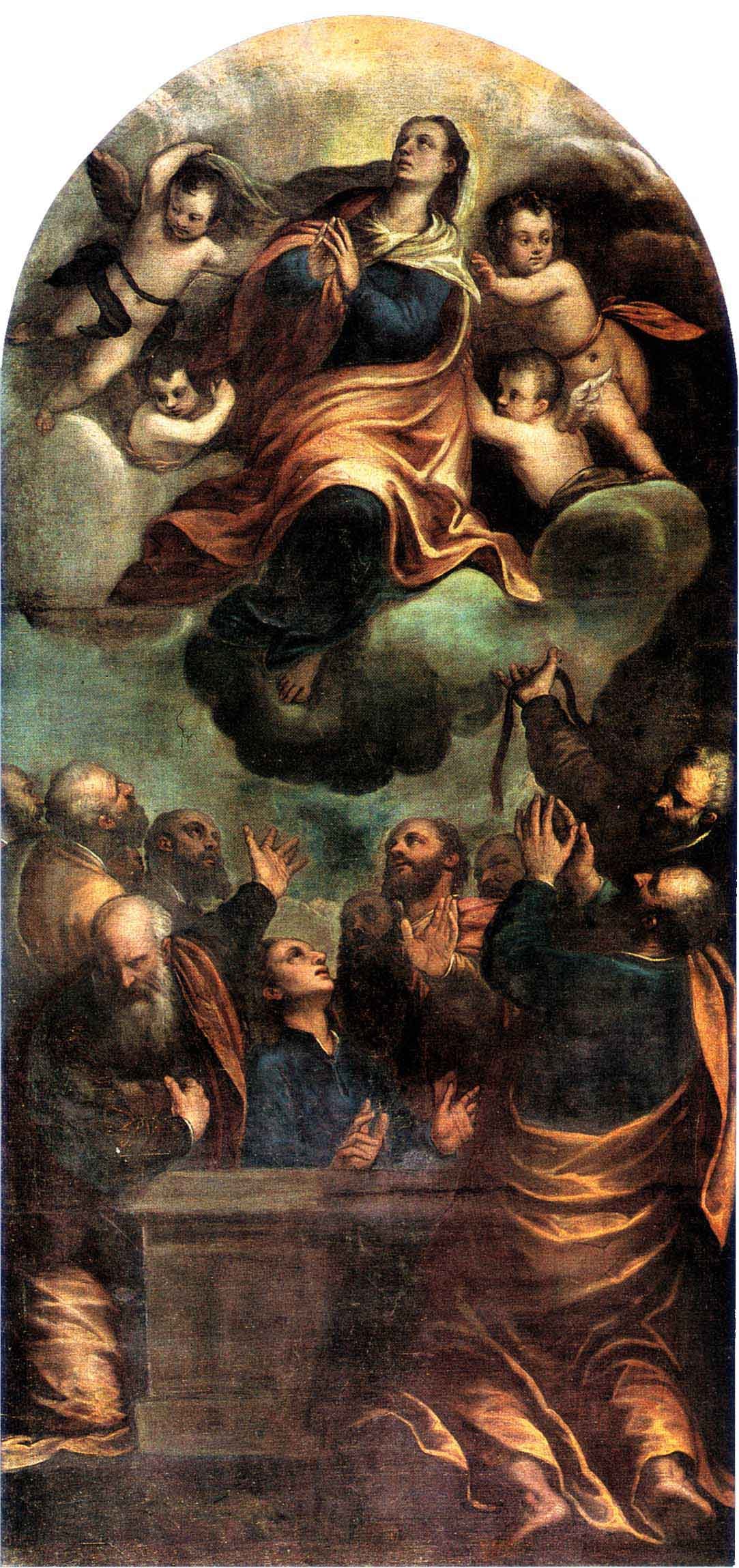 Assunzione della Vergine con gli Apostoli