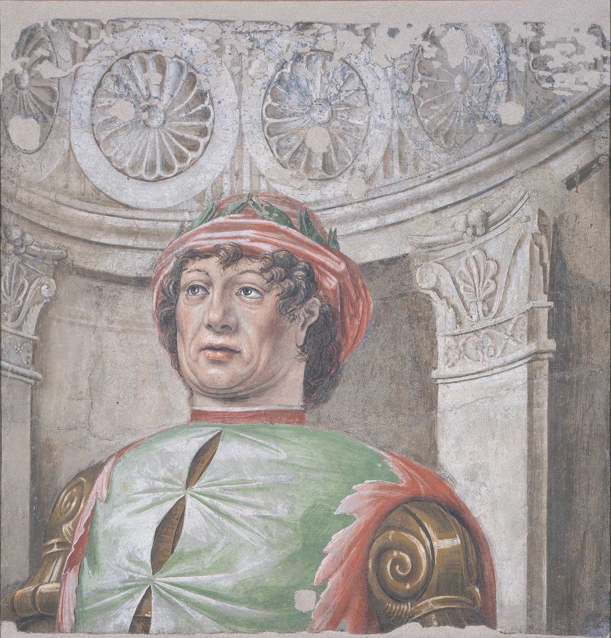 Poeta laureato con cappello rosso