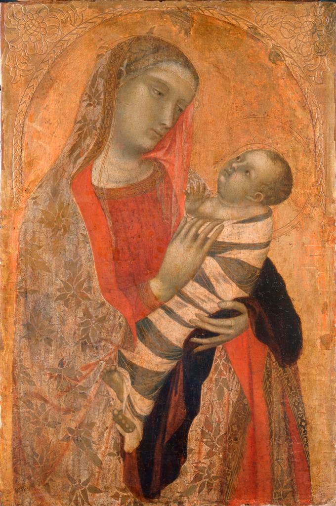 Madonna con il Bambino di Ambrogio Lorenzetti