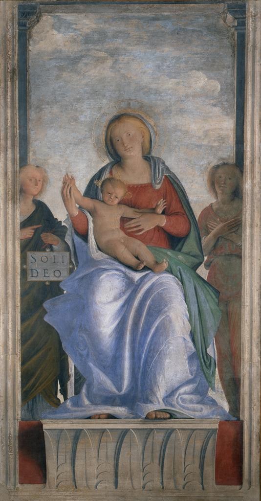 Madonna con il Bambino e due angeli