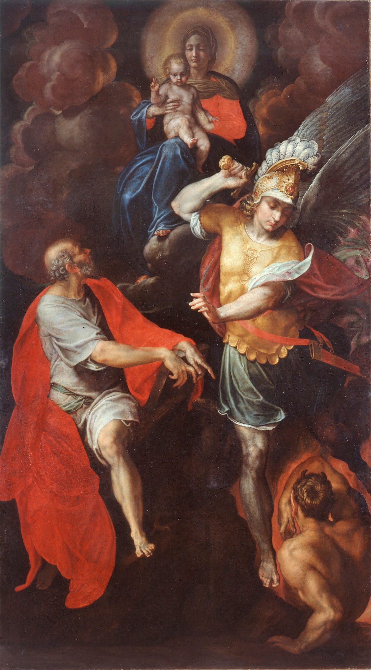 Madonna col Bambino e i Santi Giovanni Evangelista e Michele
