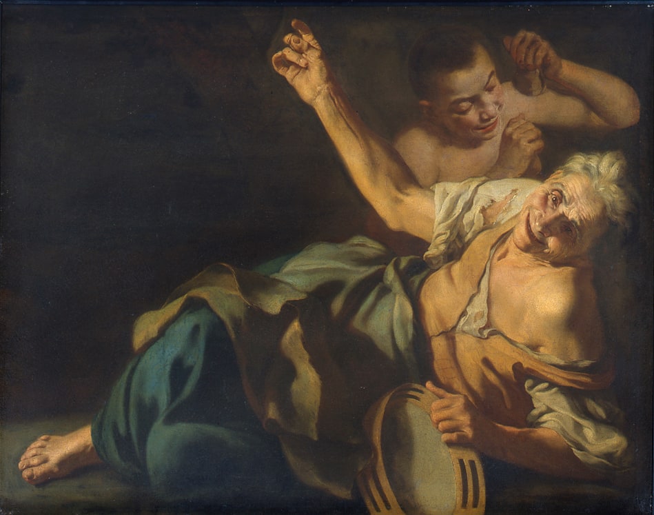 Vecchia con scugnizzo