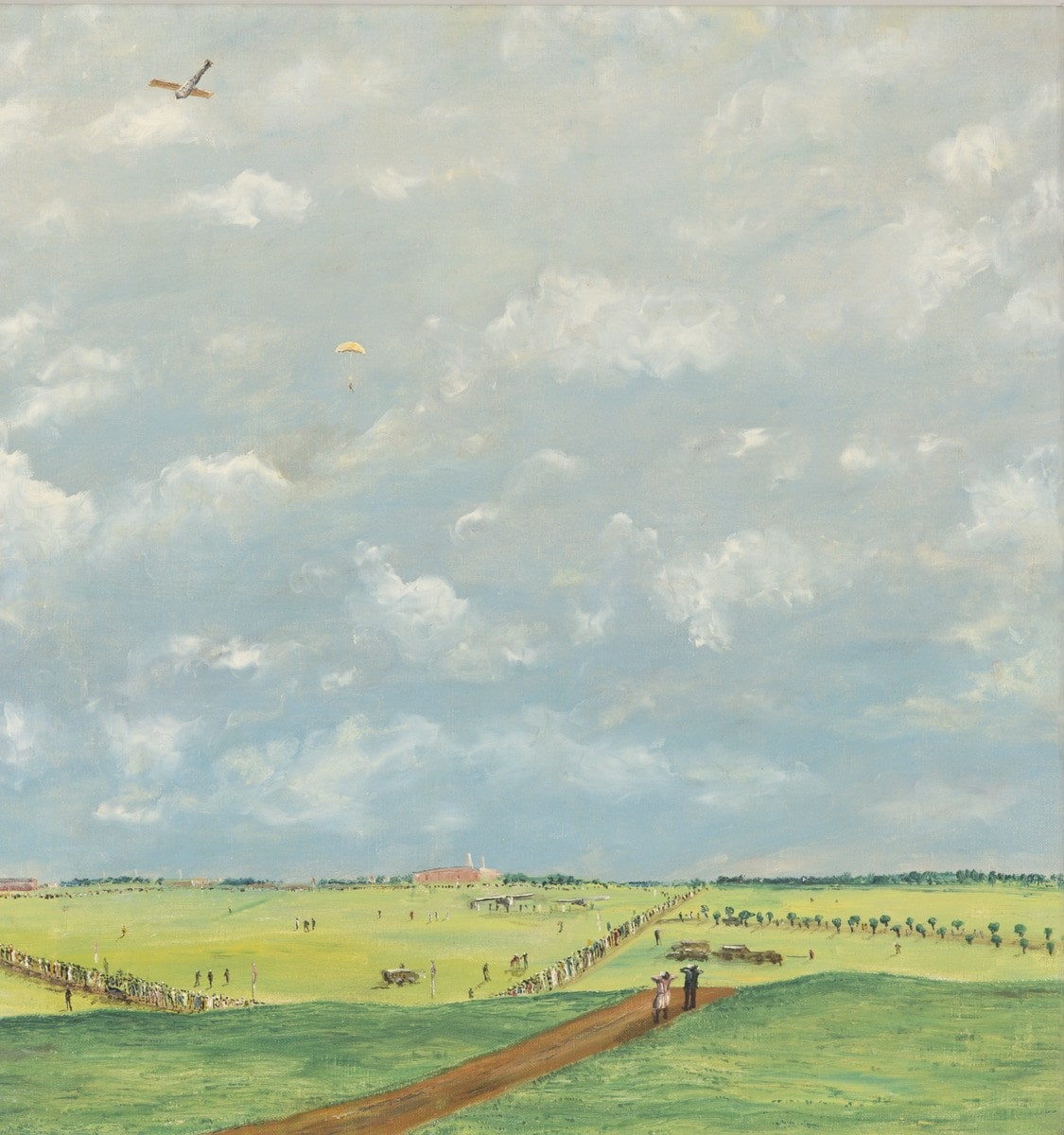 Parachute Jump above Tempelhofer Feld