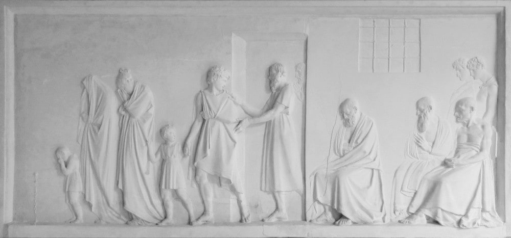 Socrates Taking Leave of His Family