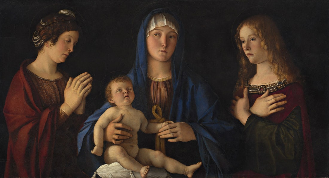 Madonna and Child and Saints Catherine and Mary Magdalene