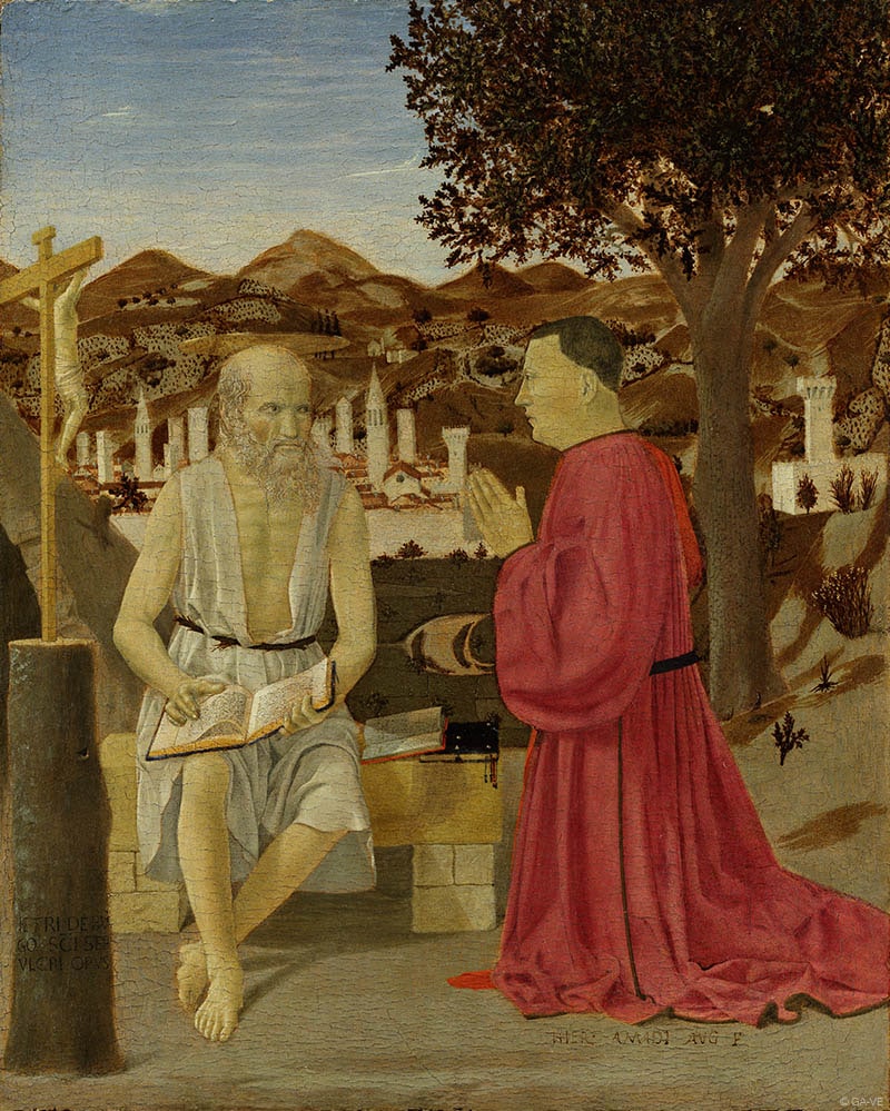 Saint Jerome and a Devotee