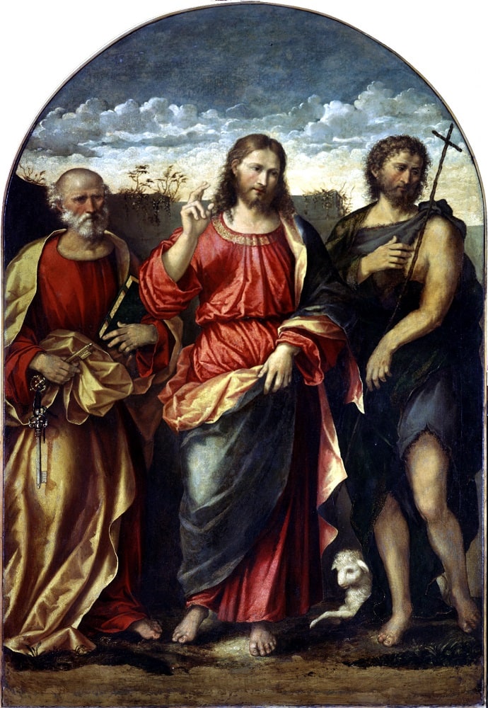 Il Redentore tra i santi Giovanni Battista e Pietro