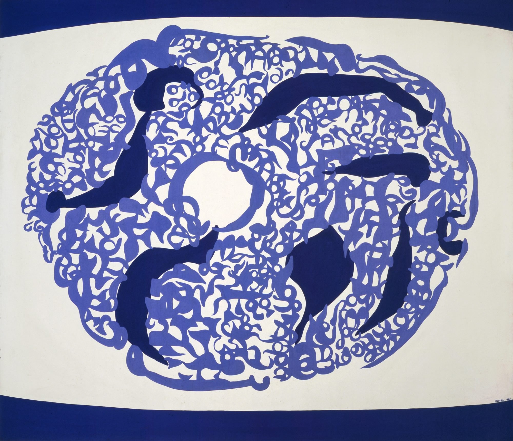 Blue Concentric
