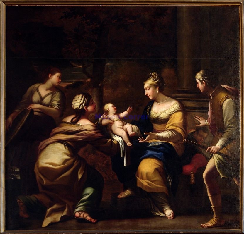 Mosè presentato alla figlia del Faraone