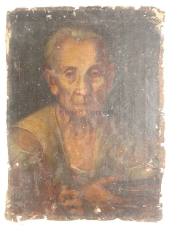 Ritratto di vecchia con scodella