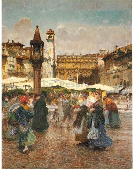 Piazza delle Erbe a Verona