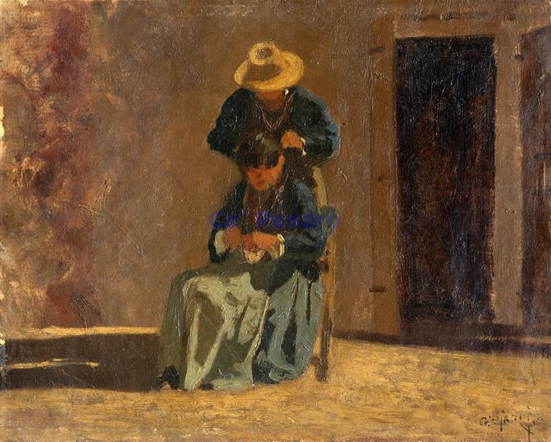 Donne che si pettinano