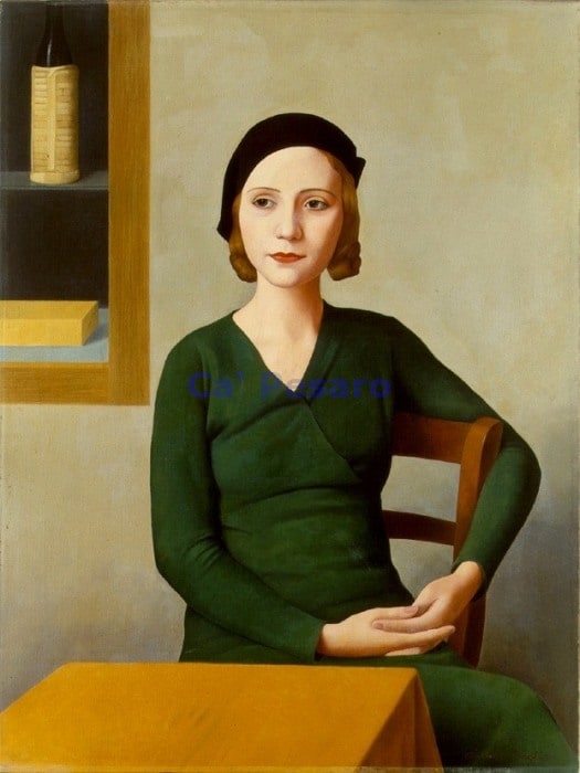 Donna al caffè