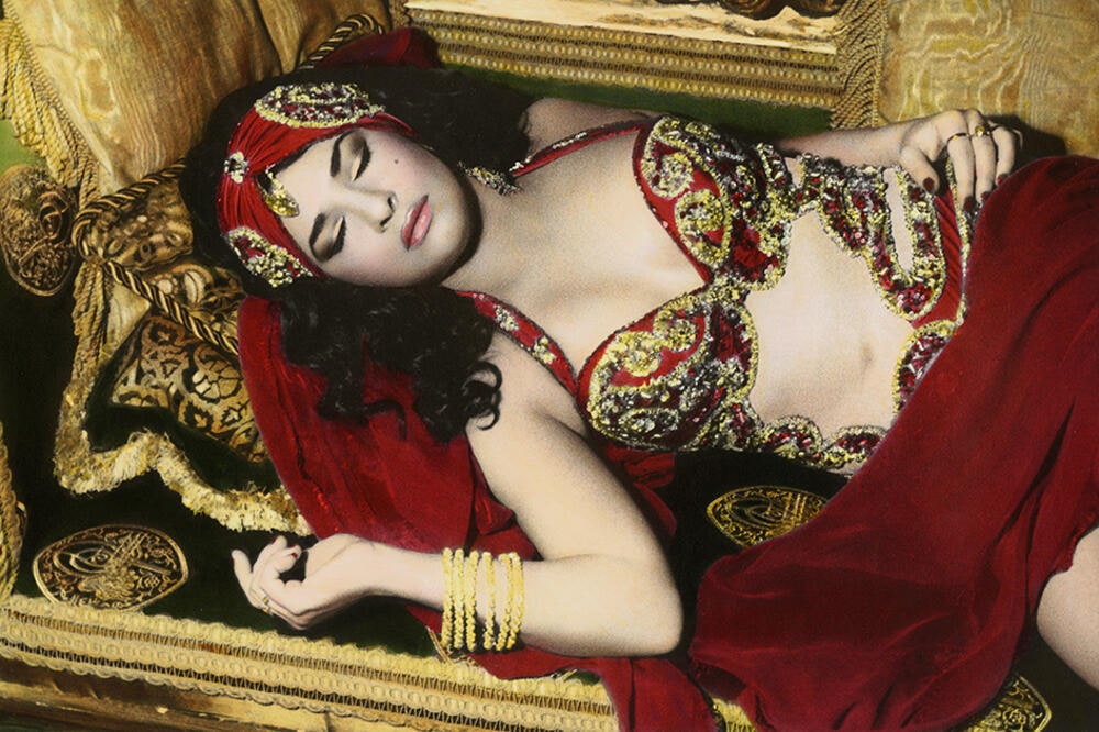 Natacha sleeping, Cairo 2000