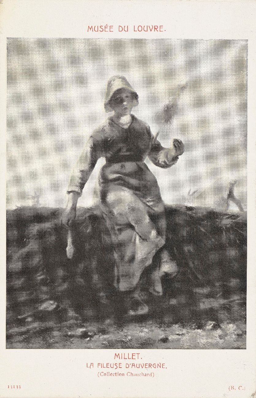 The Spinner, a Goat Herder From Auvergne