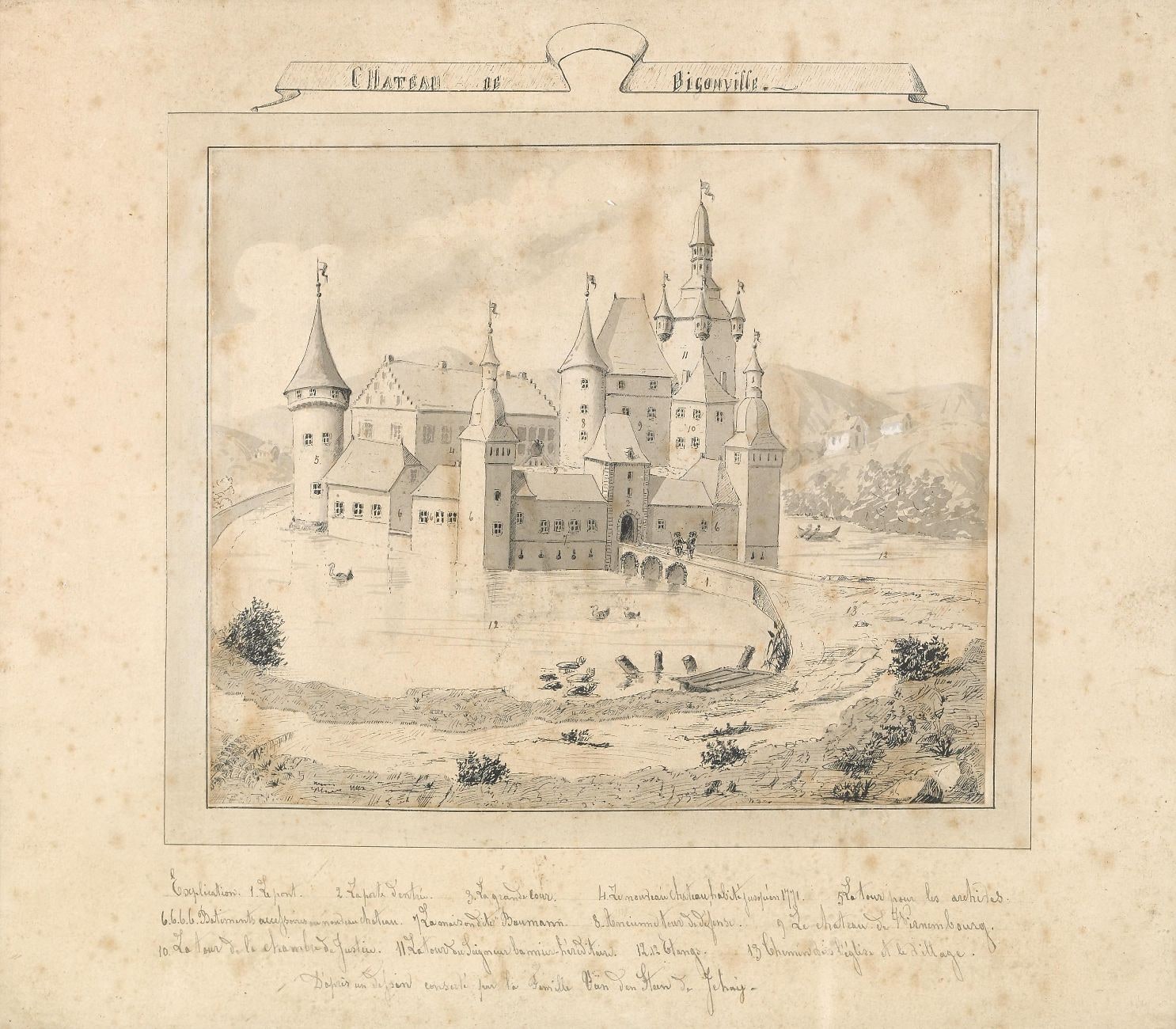 View of Bigonville Castle