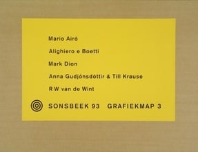 Sonsbeek 93 Grafiekmap 3
