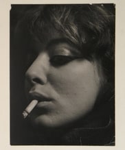 Vali Myers met sigaret